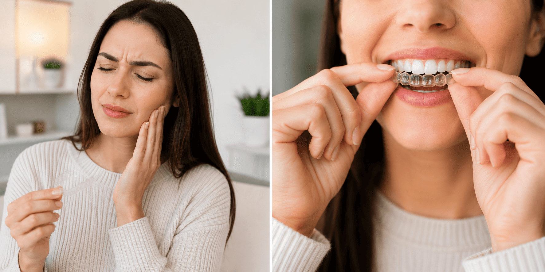 Adaptação aparelho Invisalign