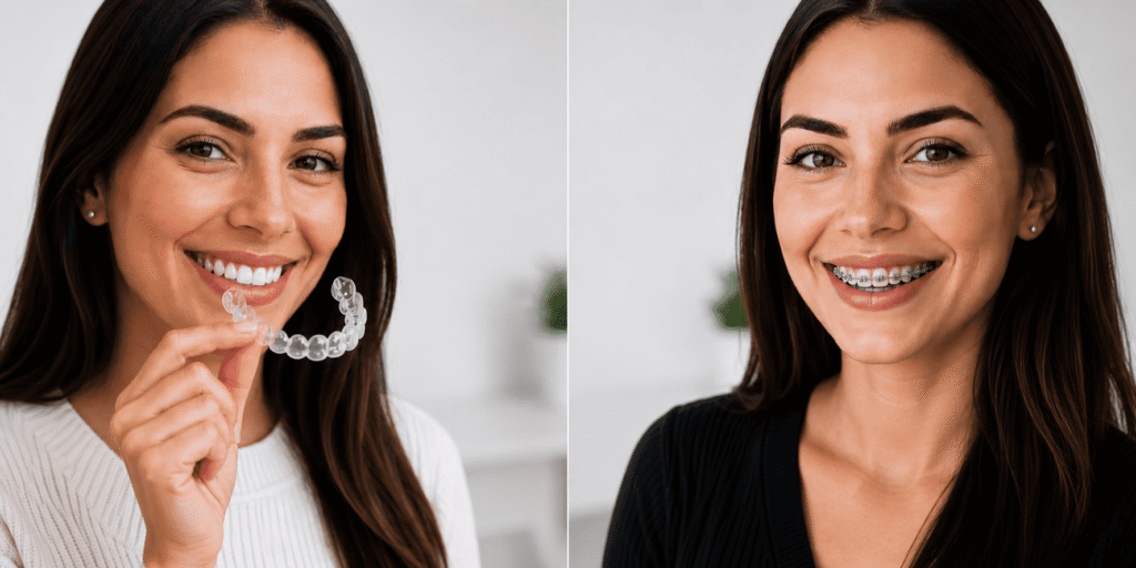 Invisalign X Aparelho fixo